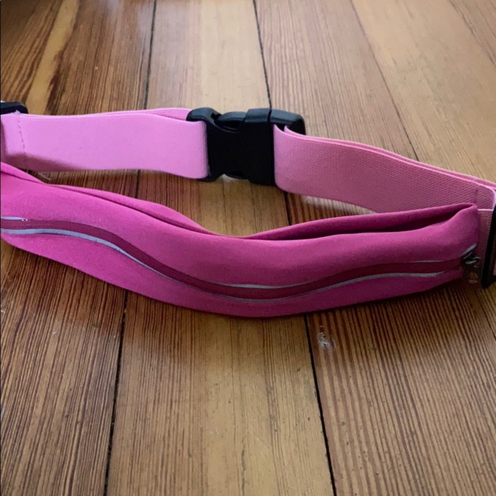 Pink Waist band used for running